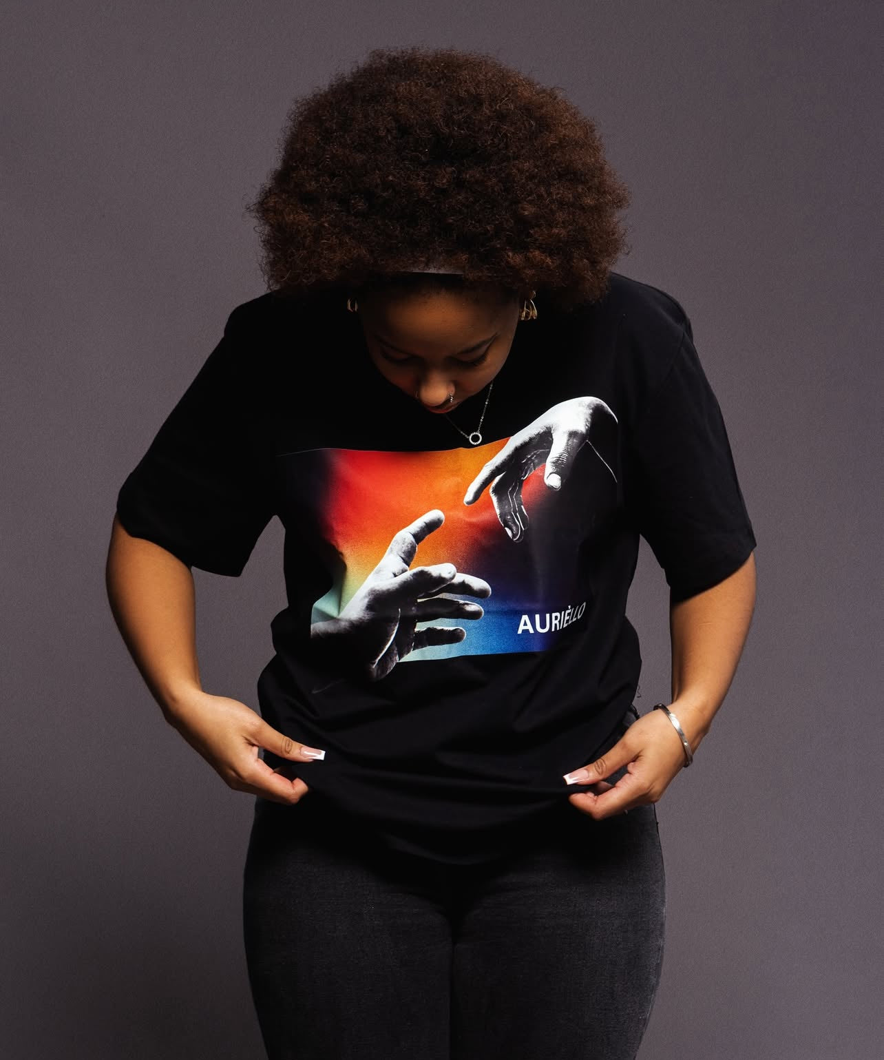 AURIÈLLO REGULAR FIT ART TEE
