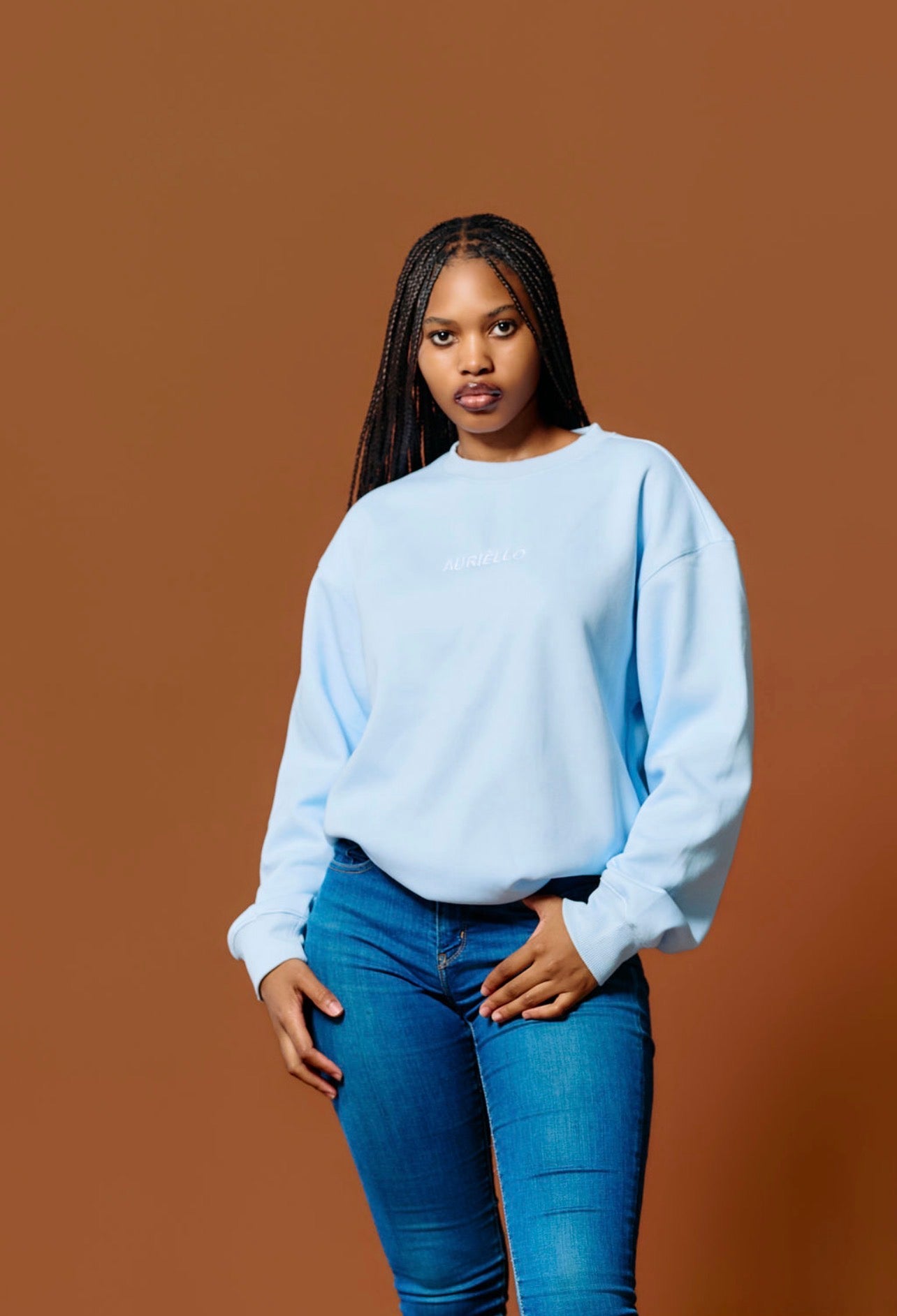 AURIÈLLO | BABY-BLUE SWEATER