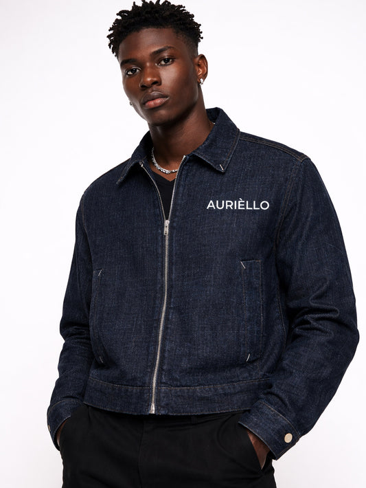 AURIÈLLO Indigo Atelier Denim Jacket