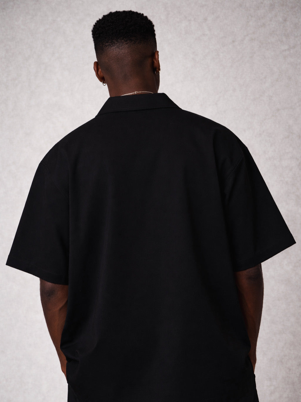 AURIÈLLO Noir Riviera Resort Shirt